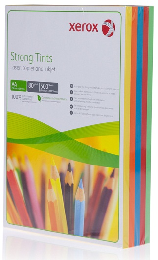 XEROX PAPER Бумага Xerox цветная SYMPHONY Intensive Rainbow Pack (80) A4 500л. купить и провести сервисное обслуживание в Житомире и области