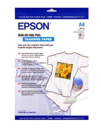 EPSON supplies Бумага Epson A4 Iron-On Cool Peel Transfer Paper, 10л. купить и провести сервисное обслуживание в Житомире и области