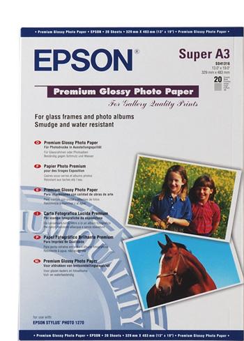 EPSON supplies Бумага Epson A3+ Premium Glossy Photo Paper, 20л. купить и провести сервисное обслуживание в Житомире и области