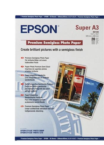 EPSON supplies Бумага Epson A3+ Premium Semigloss Photo Paper, 20 л. купить и провести сервисное обслуживание в Житомире и области