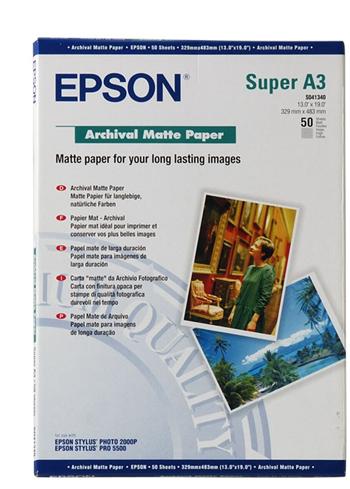 EPSON supplies Бумага Epson A3+ Archival Matte Paper, 50л. купить и провести сервисное обслуживание в Житомире и области
