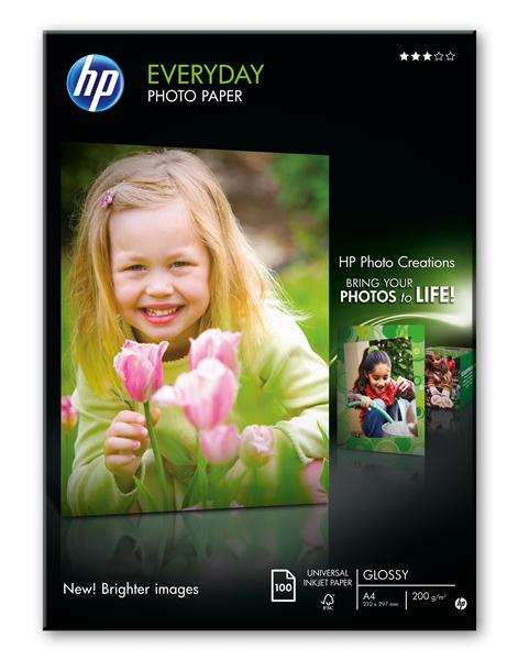 HP supplies Бумага HP A4 Everyday Photo Paper Glossy, 100л. купить и провести сервисное обслуживание в Житомире и области